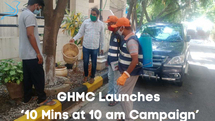 GHMC launches ‘10 mins at 10 am campaign’